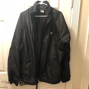 Big and Tall Black Nike Men’s Windbreaker
